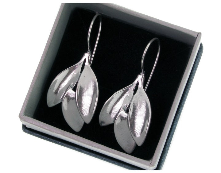 Kolczyki liście wiszące