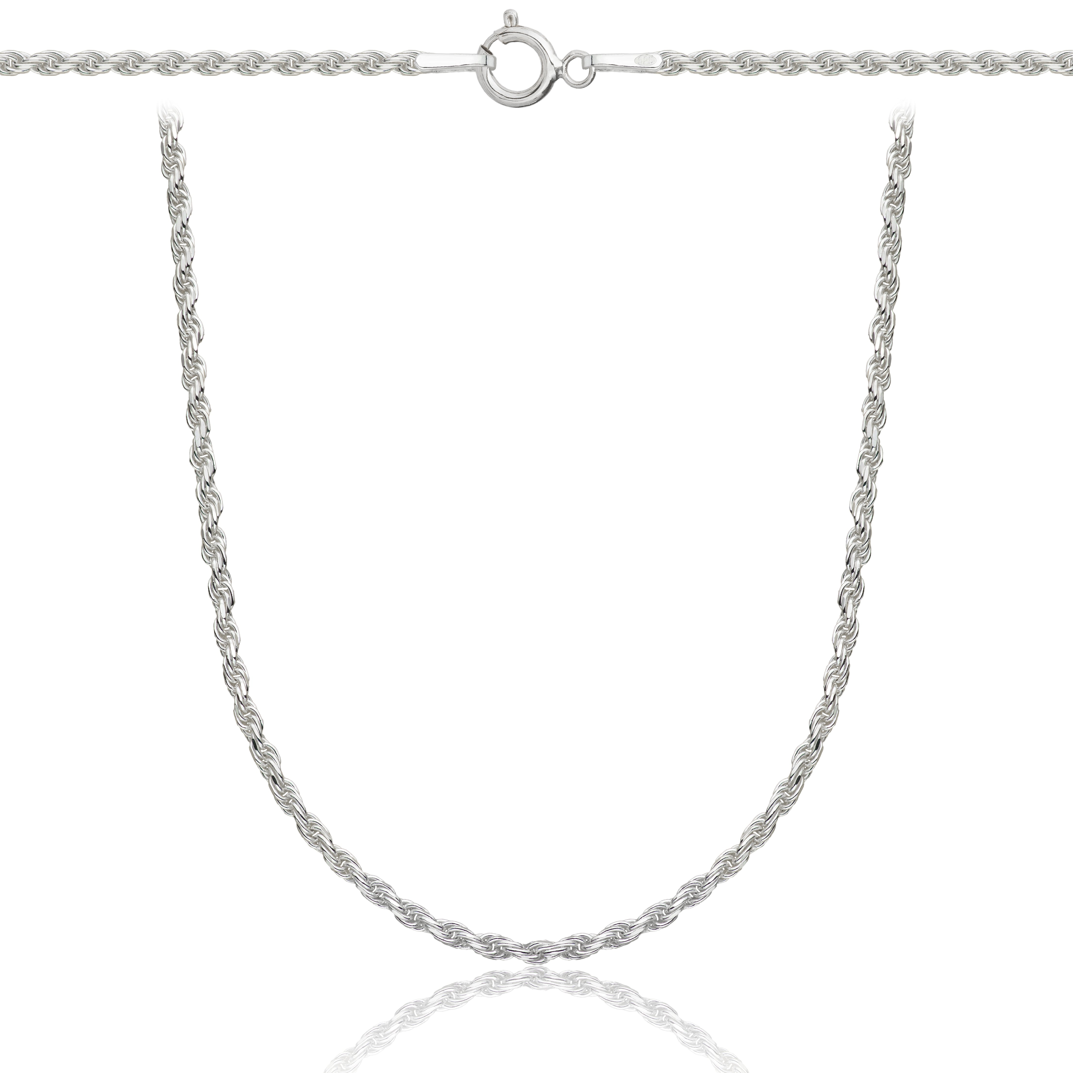 Łańcuszek srebrny kordel 1,6mm pr. 925