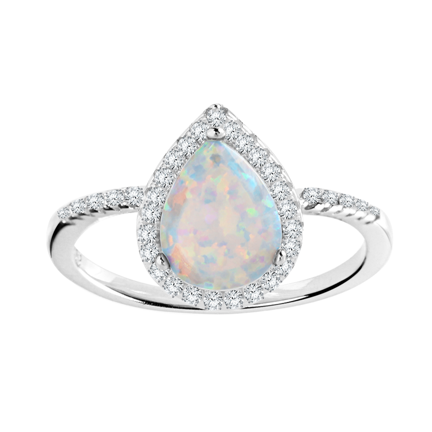 Pierścionek z opalem