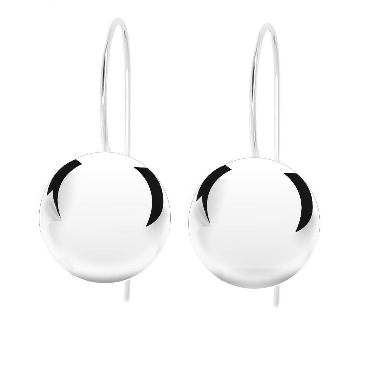 Kolczyki półkule 15mm