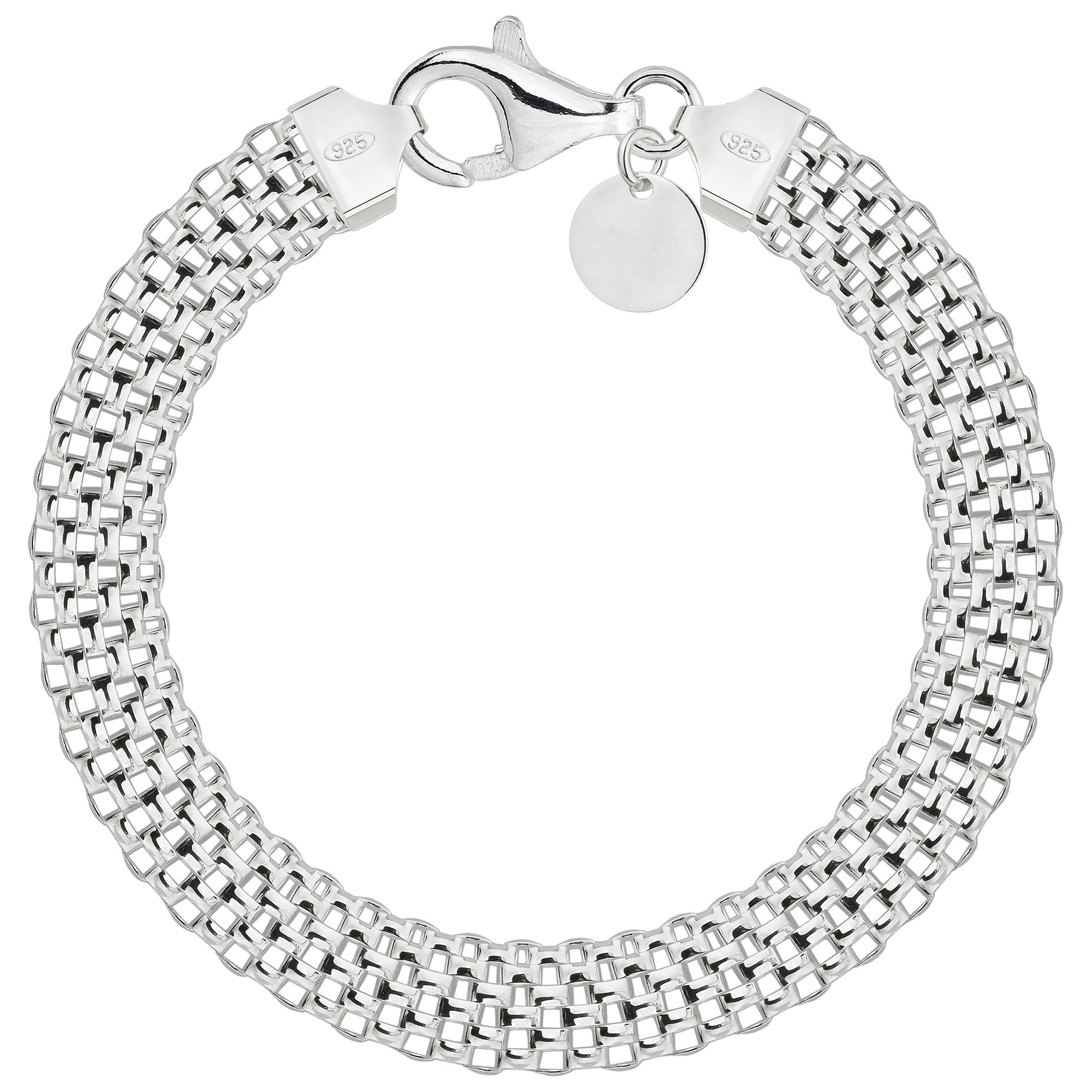 Bransoletka srebrna tub 8mm pr. 925