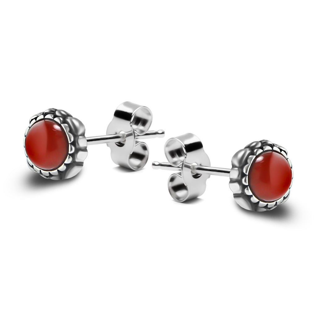 Kolczyki zdobione z koralami Retro Chic