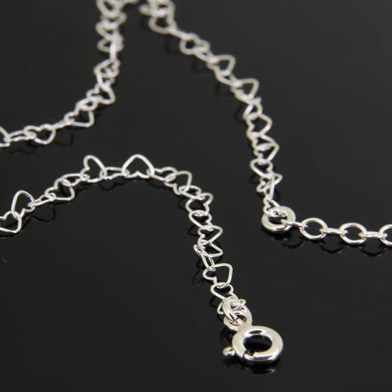 Bransoletka na nogę/kostkę serca