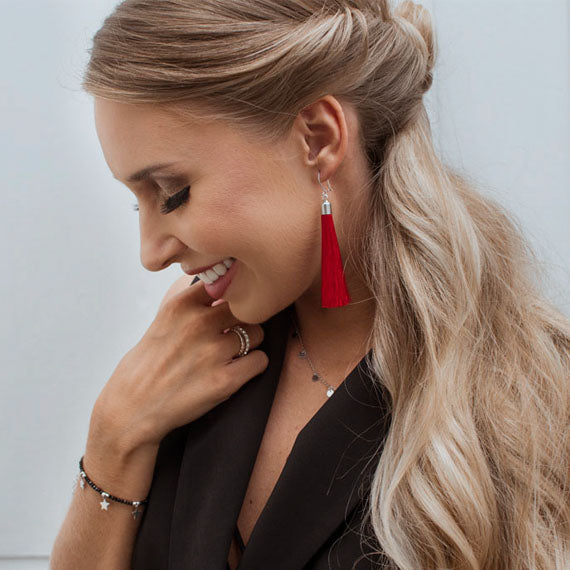 Chwosty jedwabne czarne