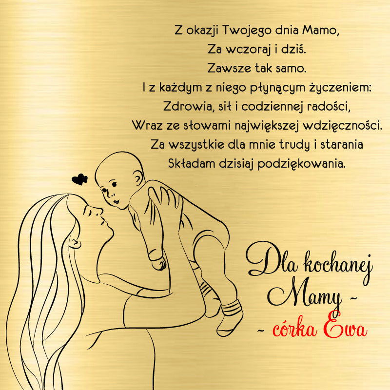 Pudełko z grawerem - Dla mamy