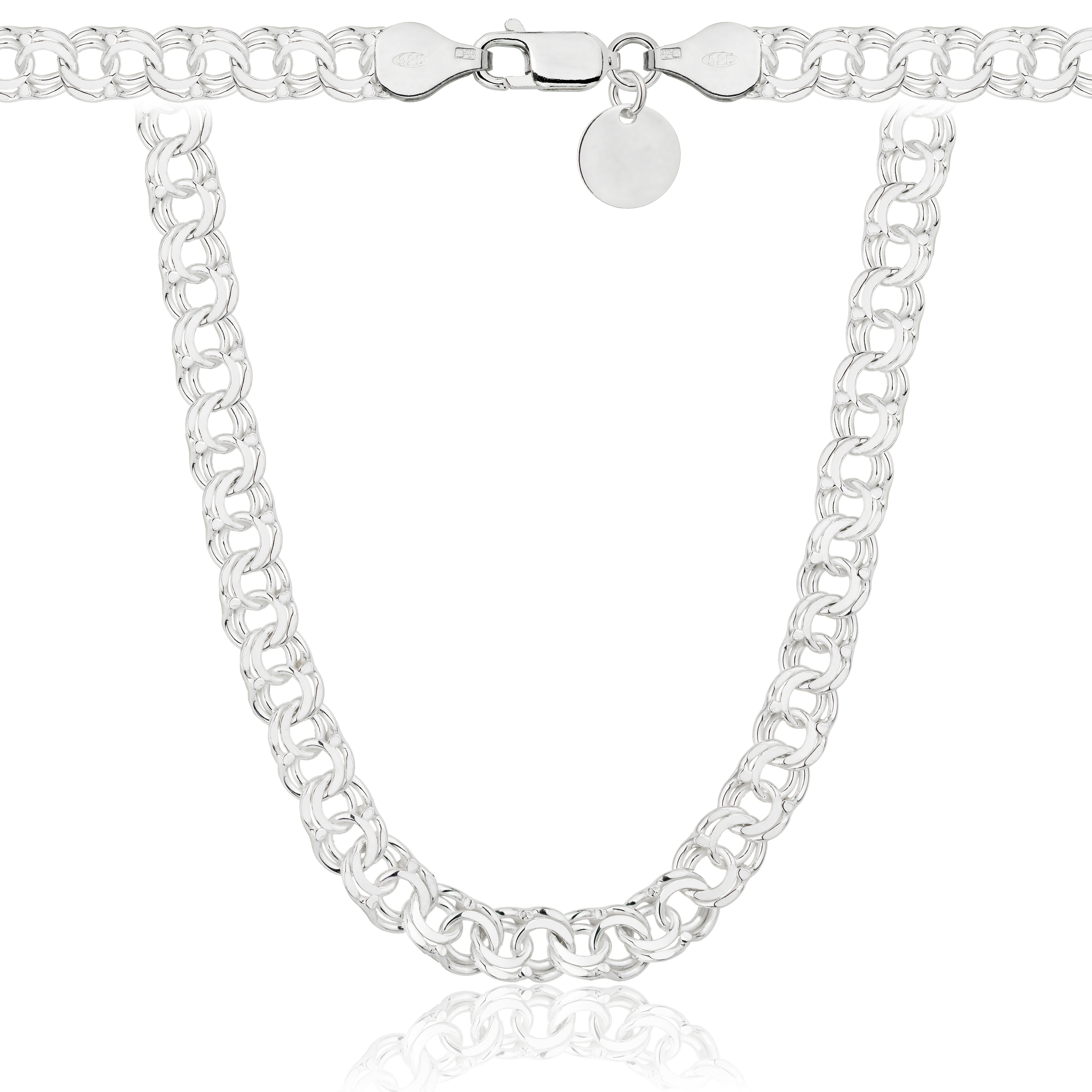 Łańcuszek srebrny galibardi 6,5 mm pr. 925