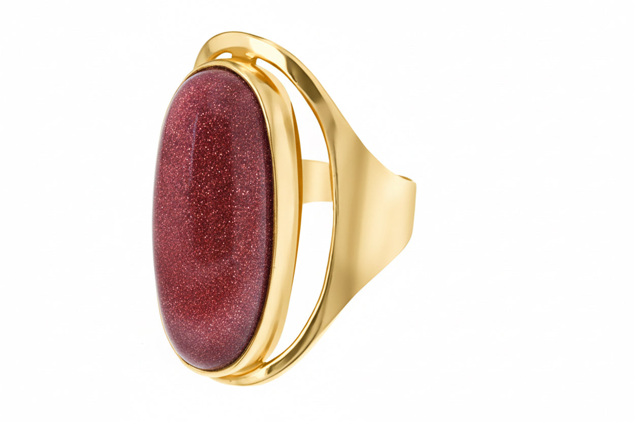 PIERŚCIONEK SREBRNY DŁUGI PUSTYNI 925