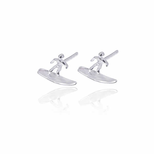 Kolczyki jazda na desce