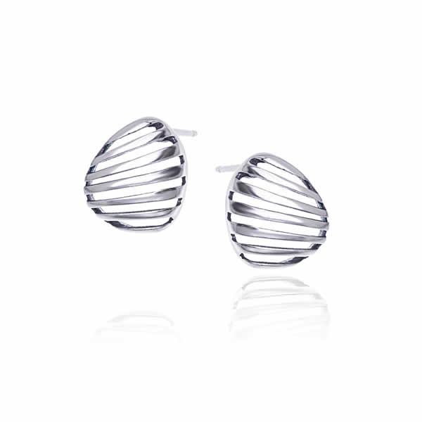 Kolczyki paski sztyft oksydowane