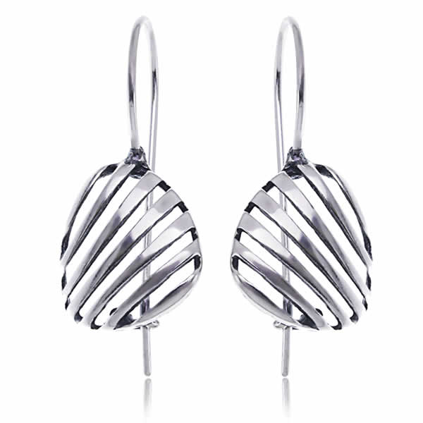 Kolczyki paski oksydowane