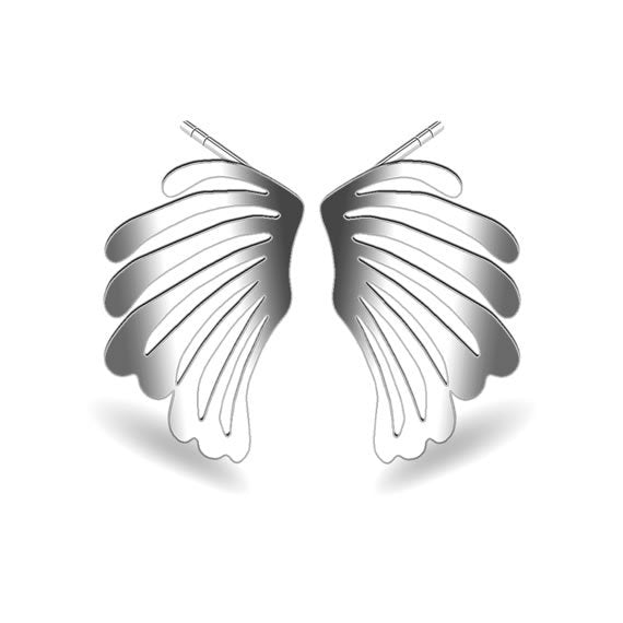 Kolczyki duże skrzydła
