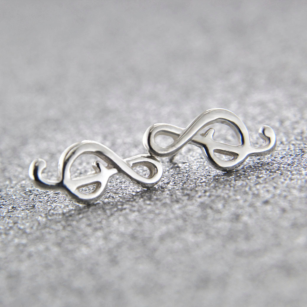 Kolczyki klucze wiolinowe