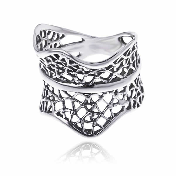 Pierścionek ażurowy