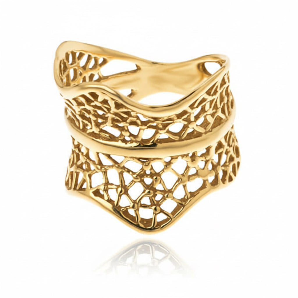 Pierścionek ażurowy