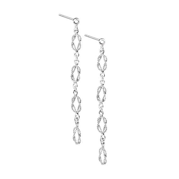 Wiszące plecione kolczyki