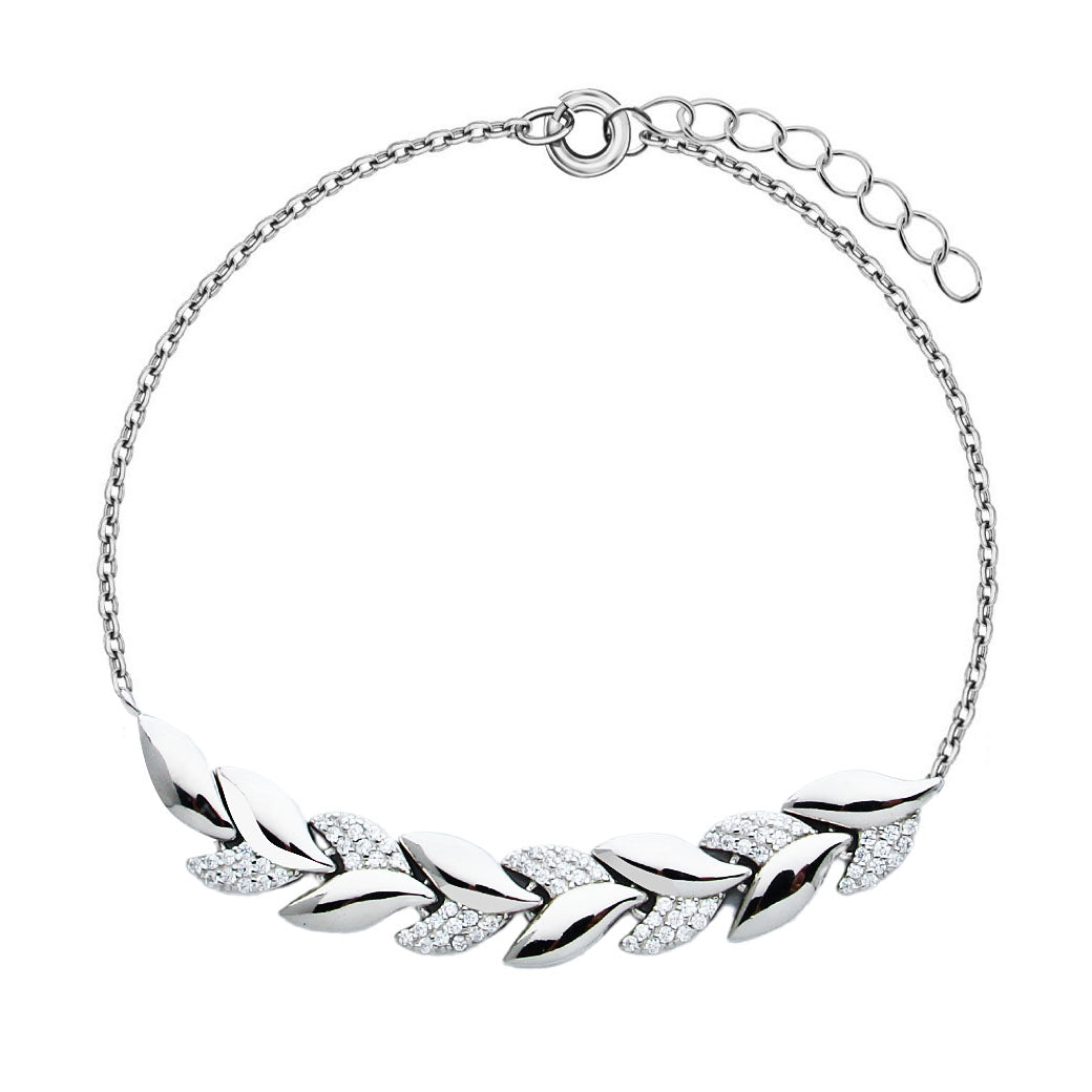 Bransoletka płatki z cyrkoniami Frosty Diamonds