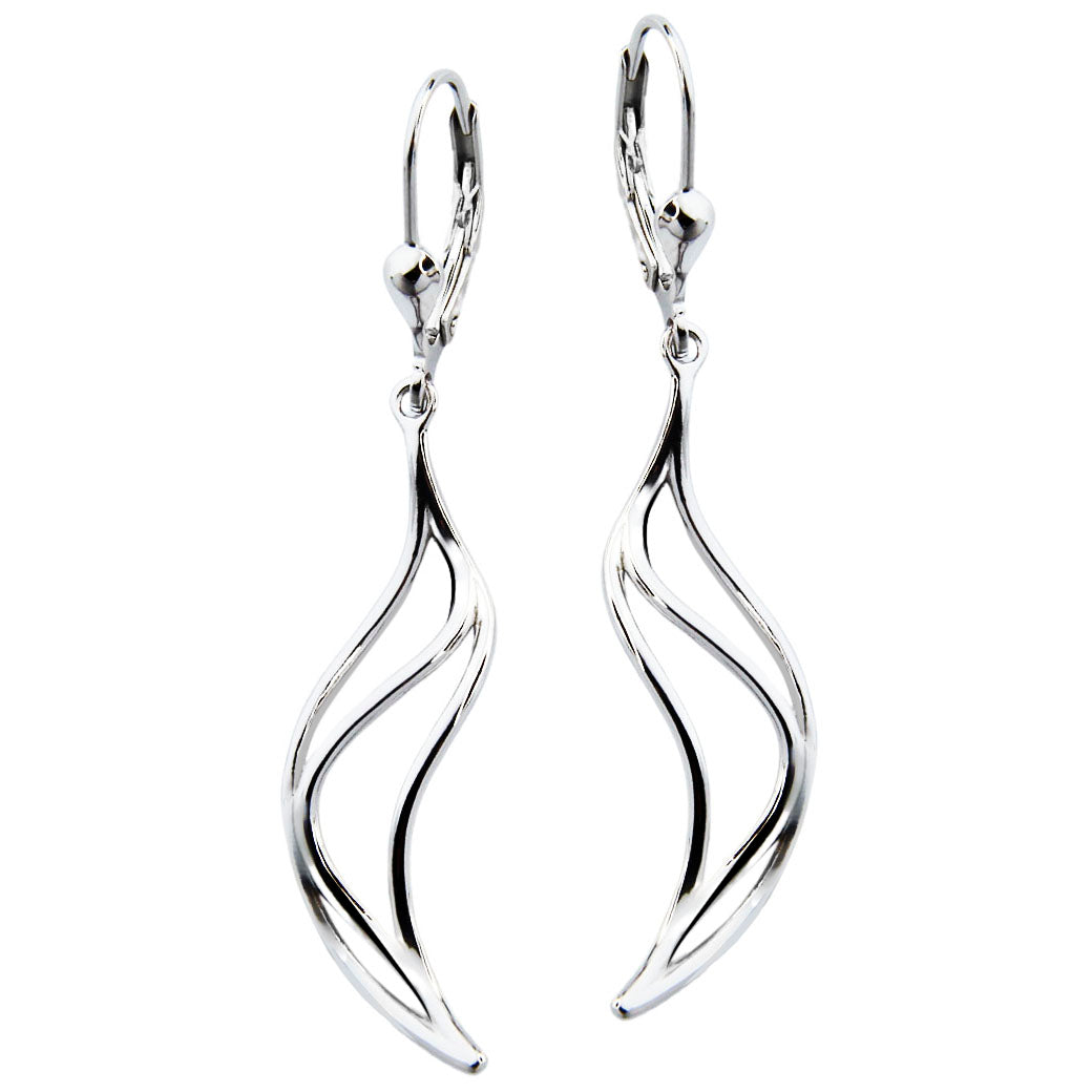 Kolczyki podwójne fale