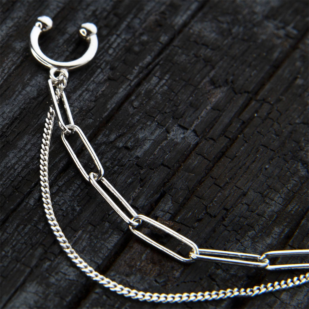 Nausznica z łańcuszkami