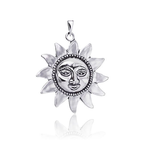 Wisior duże słońce