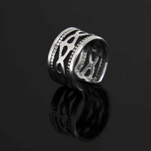 Nausznica zaciskowa ażurowa