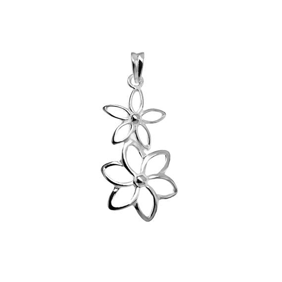 Wisiorek ażurowe kwiaty