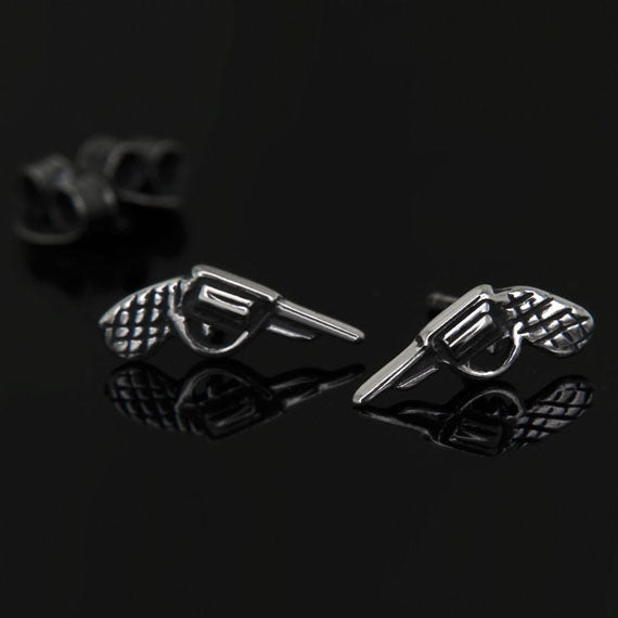 Kolczyki rewolwery/pistolety