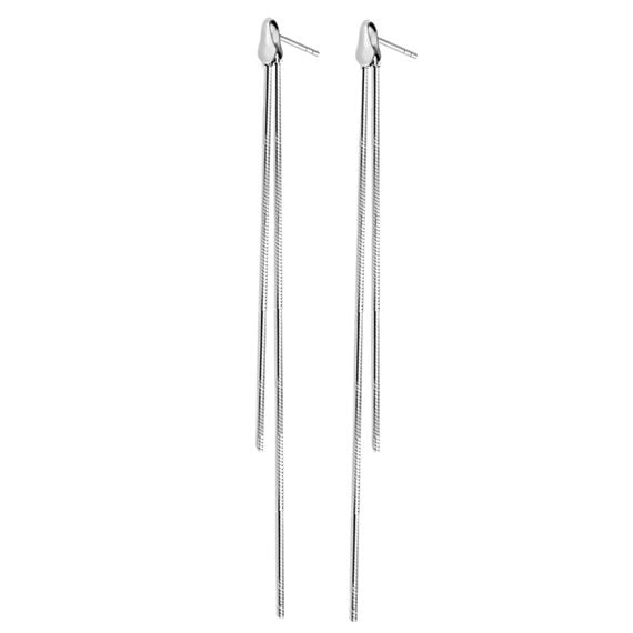 Kolczyki łańcuszki podwójne stopniowane 7cm