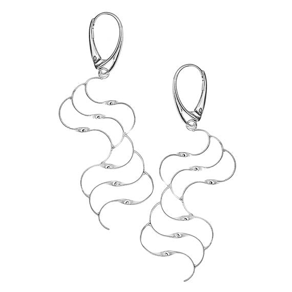 Kolczyki ażurowe falki