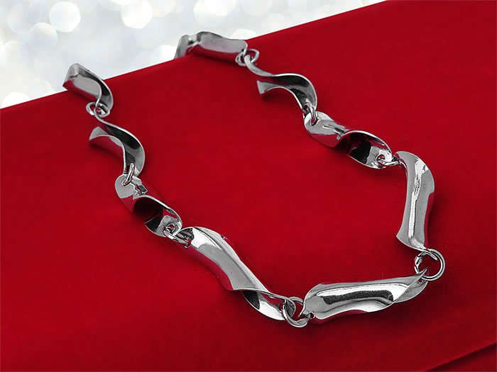 Naszyjnik kolia fala 50cm