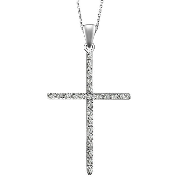 Krzyżyk z cyrkoniami