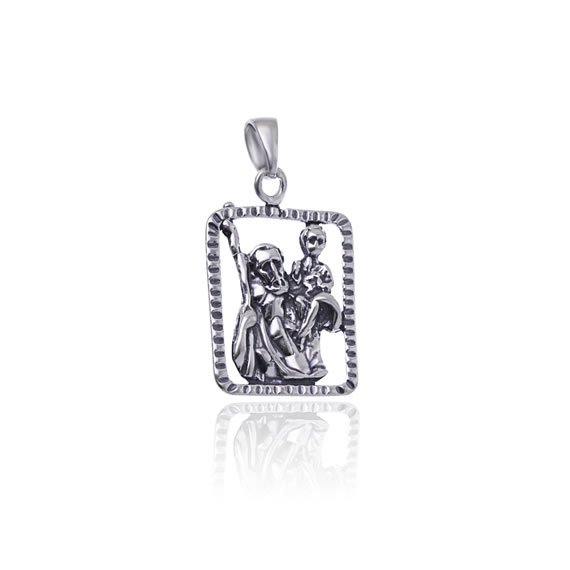 Wisiorek Święty Józef z dzieciątkiem Jezus