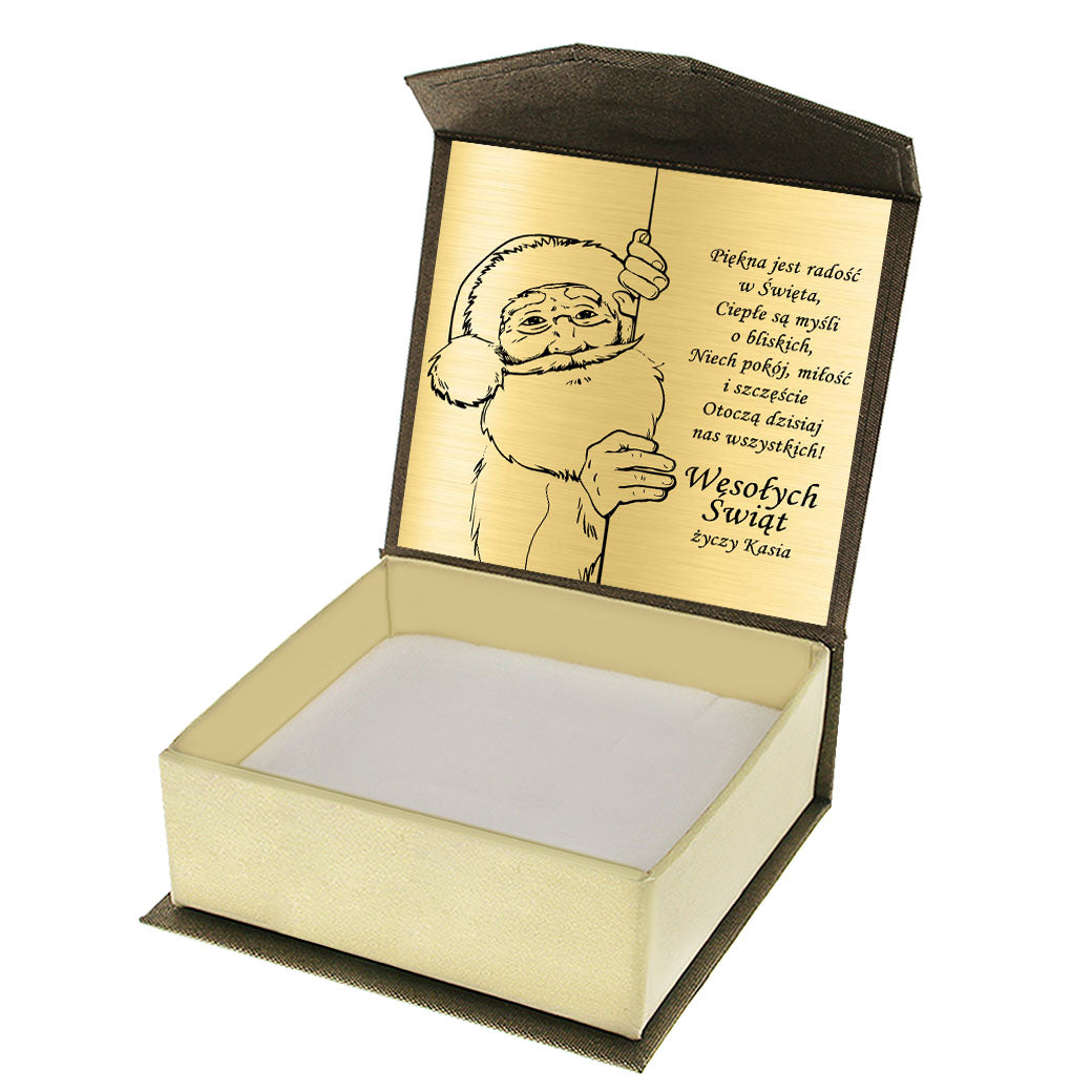 Pudełko z grawerem - Święta Bożego Narodzenia