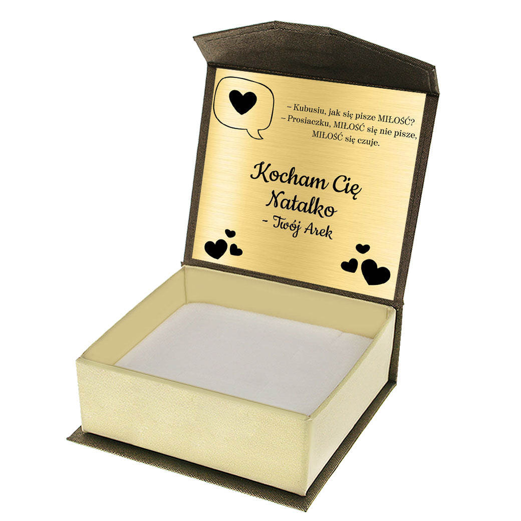 Pudełko z grawerem - Dla zakochany