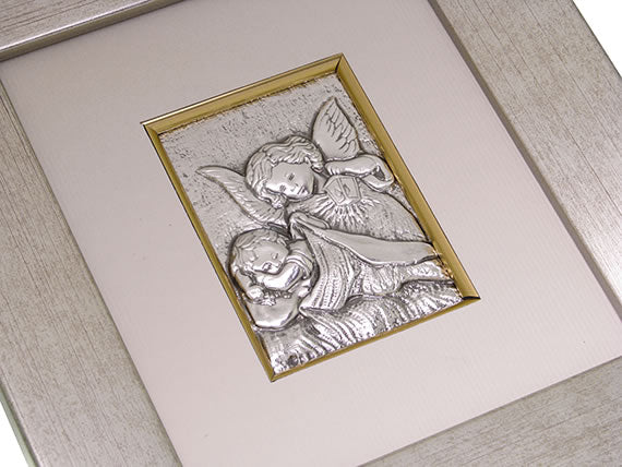 Obrazek srebrny Anioł Stróż