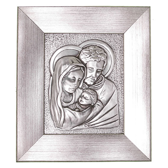 Obrazek srebrny Święta Rodzina