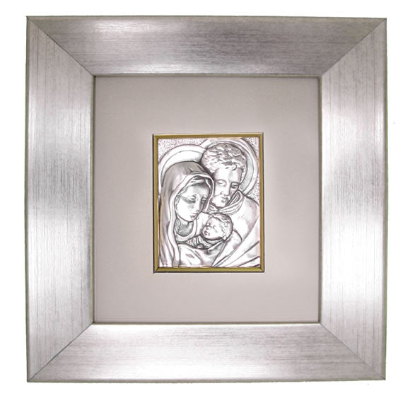 Obrazek srebrny Święta Rodzina