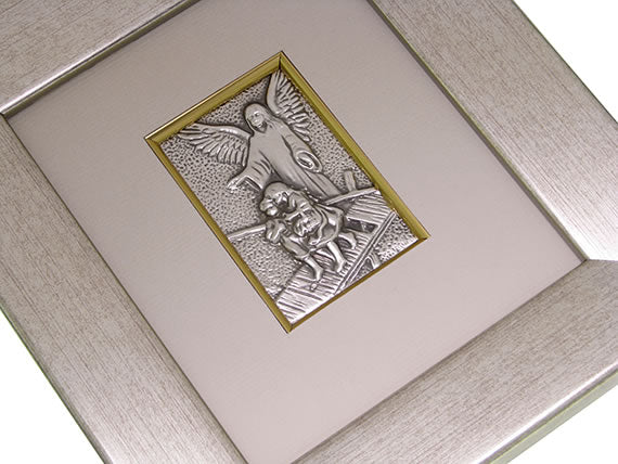 Obrazek srebrny Anioł Stróż