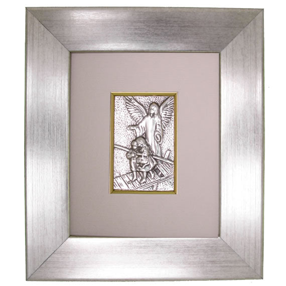 Obrazek srebrny Anioł Stróż