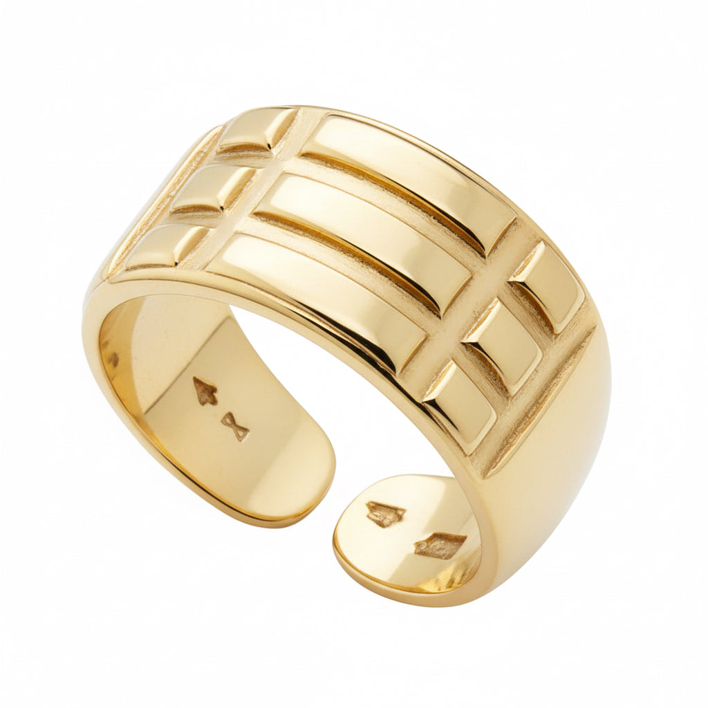 SREBRNY PIERŚCIEŃ ATLANTÓW AMULET PIERŚCIONEK 925