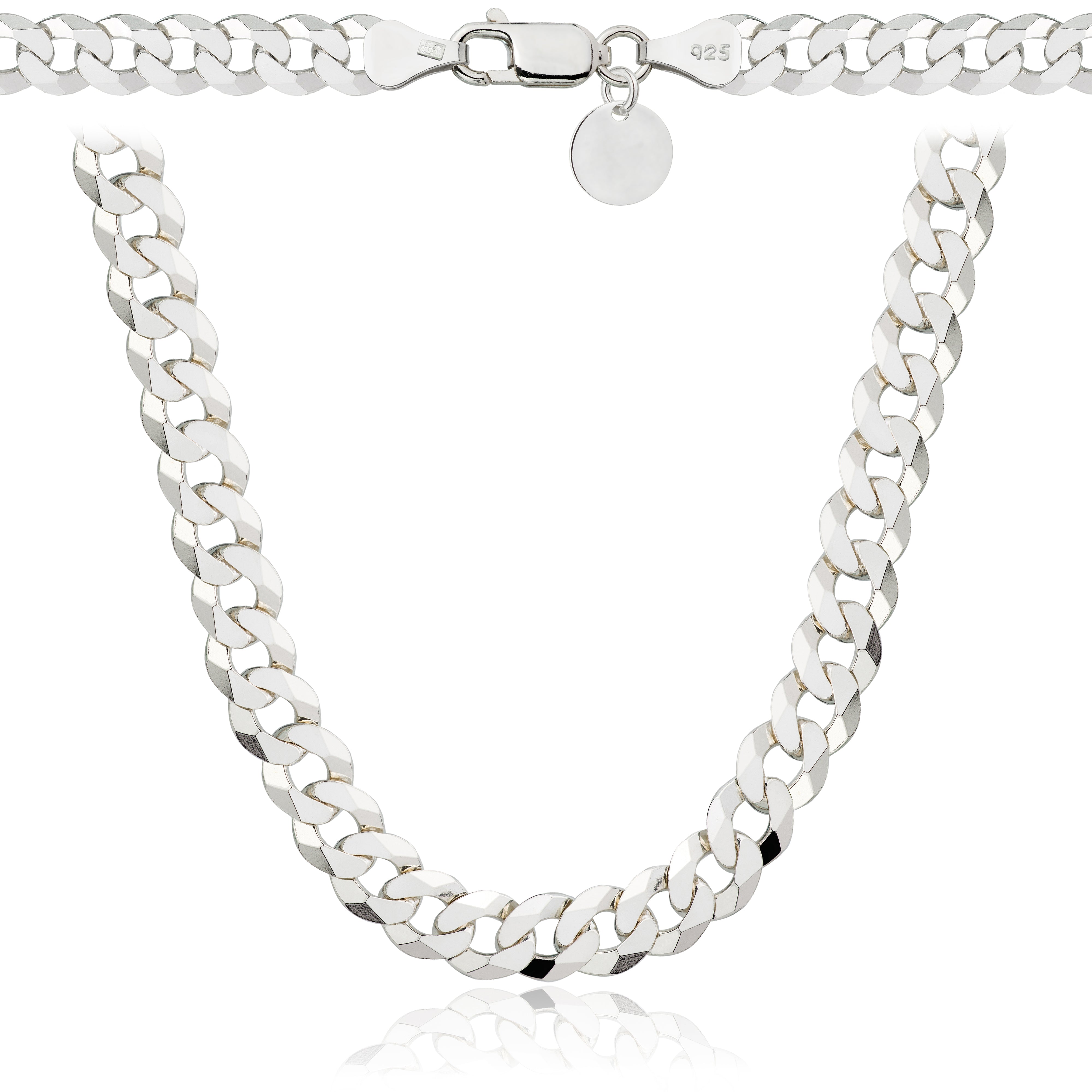 Łańcuszek srebrny pancerka 6,5mm pr. 925