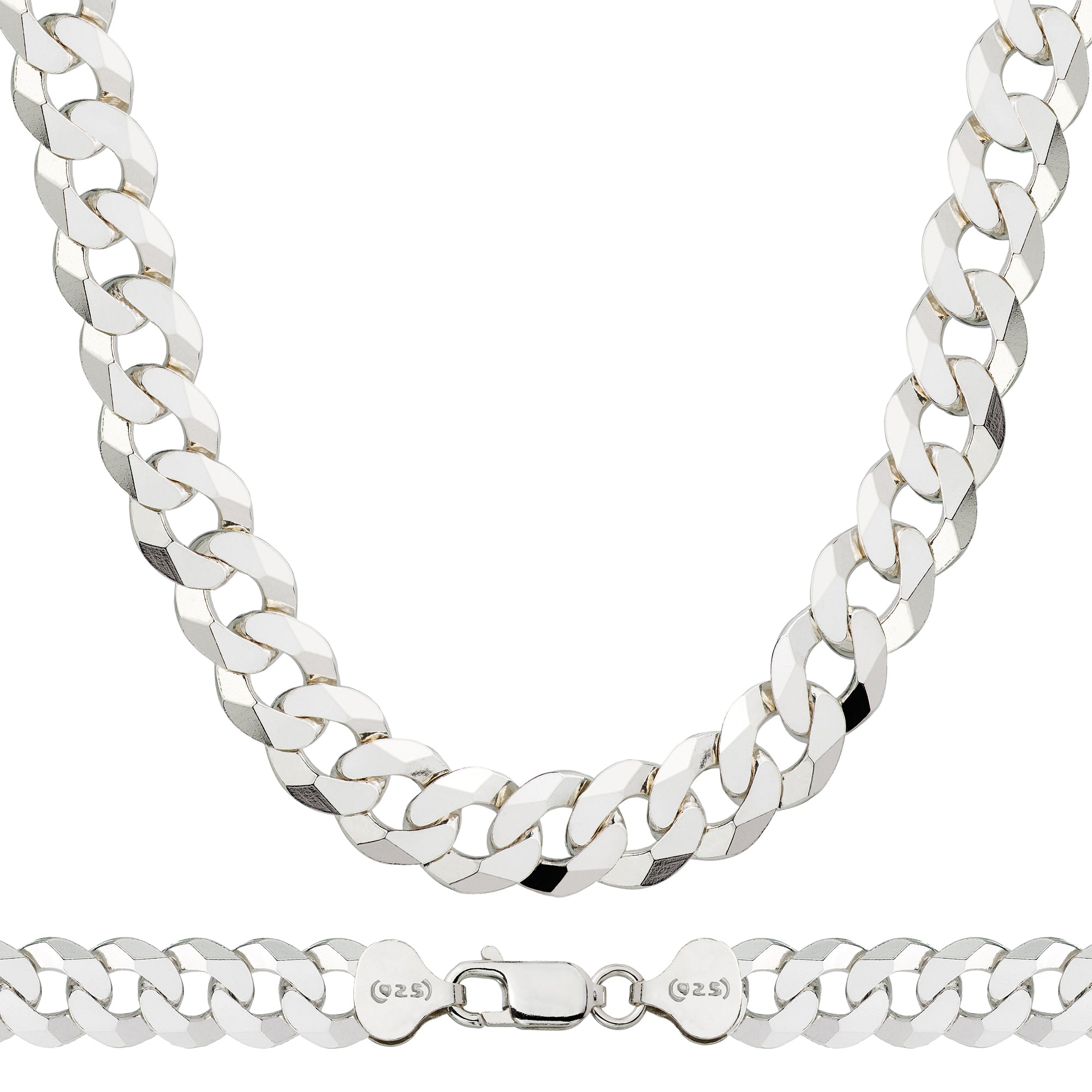 Łańcuszek srebrny pancerka 8,5mm pr. 925