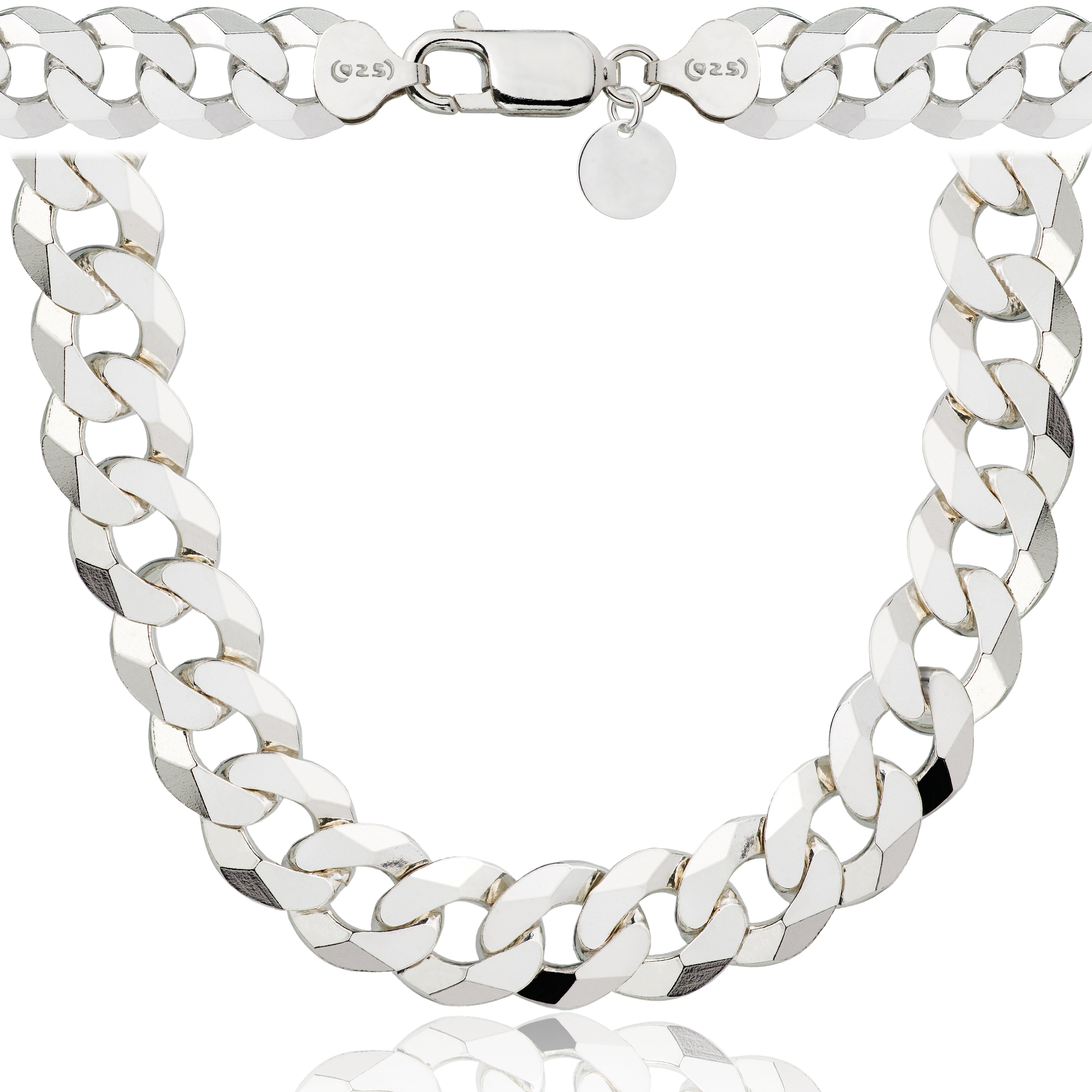 Łańcuszek srebrny pancerka 10,5mm pr. 925