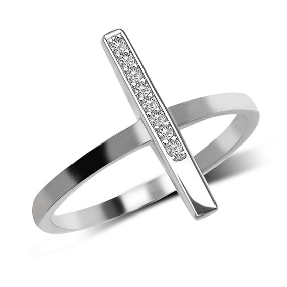 Pierścionek minimalistyczny