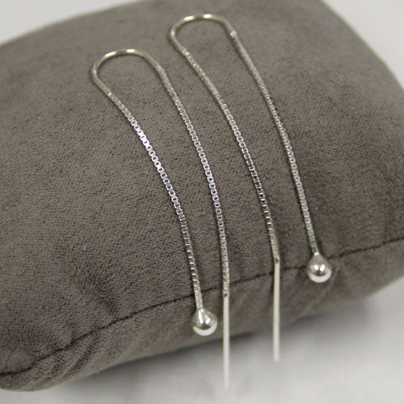 Przekładane kolczyki podwójne kuleczki