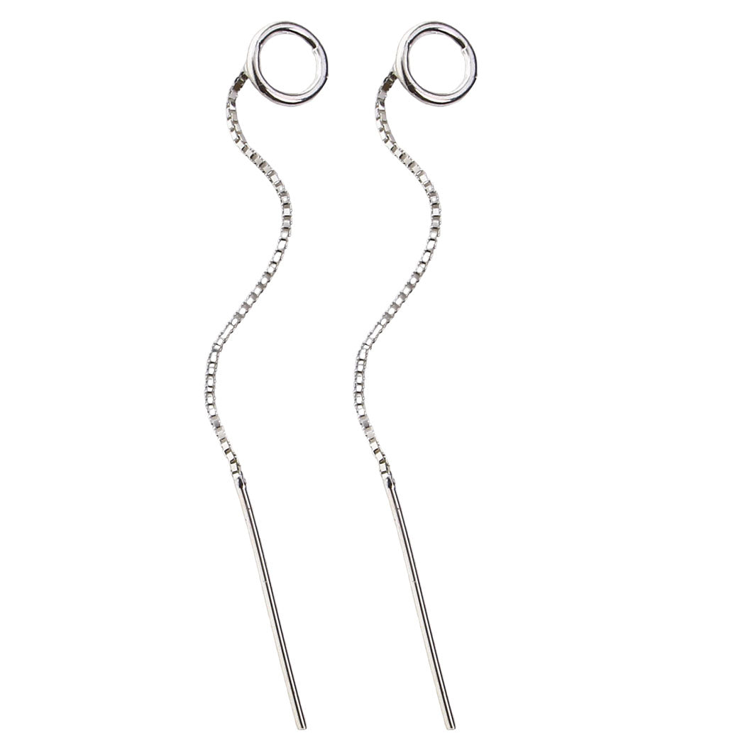 Kolczyki przekładane z kółkiem