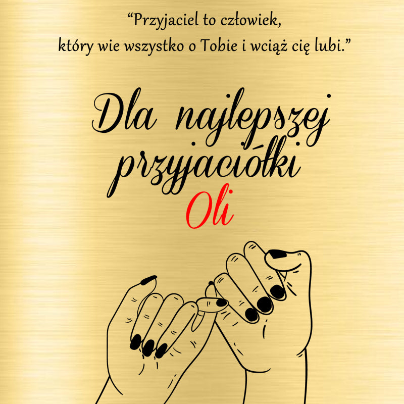 Pudełko z grawerem - Dla przyjaciółki