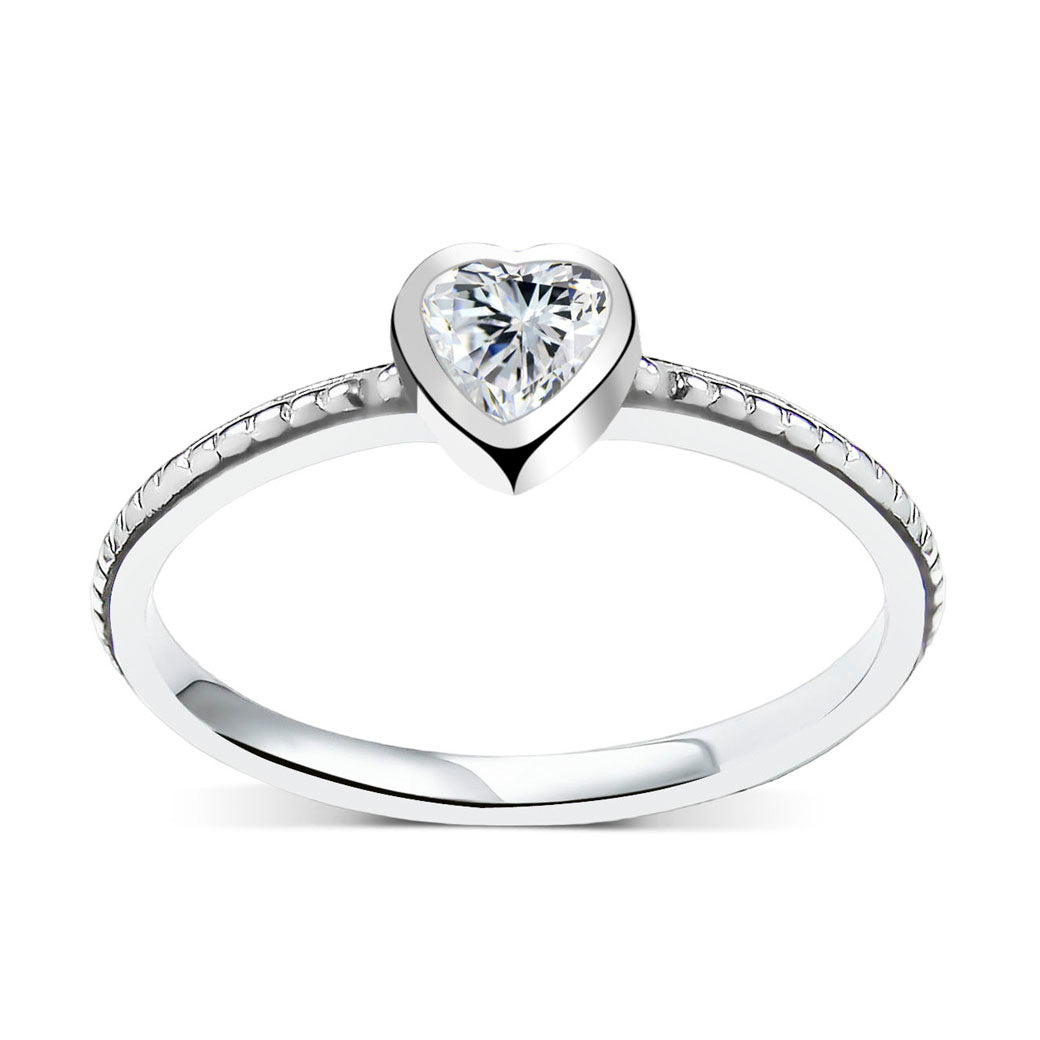 Pierścionek z sercem