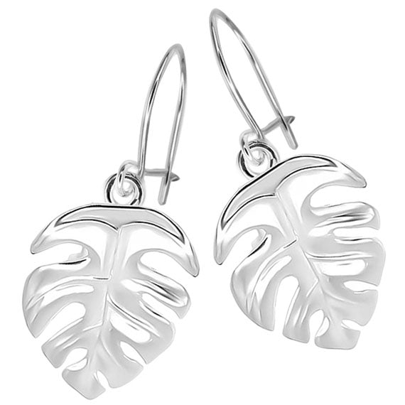 Kolczyki monstery wiszące