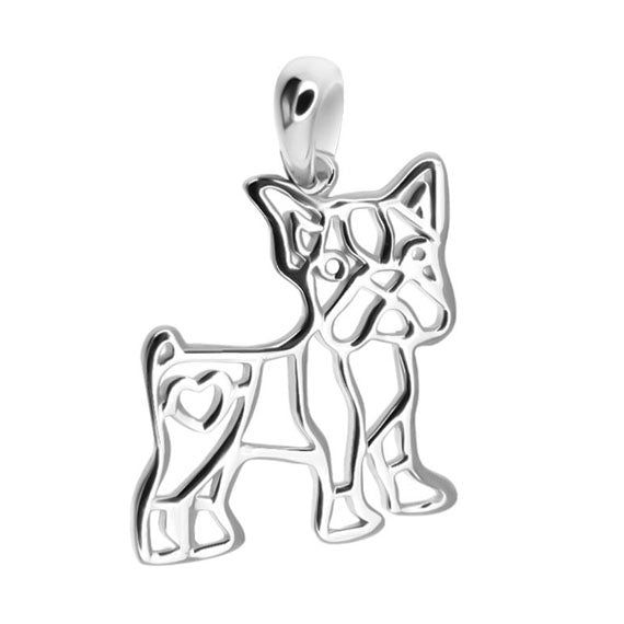 Wisiorek piesek buldog