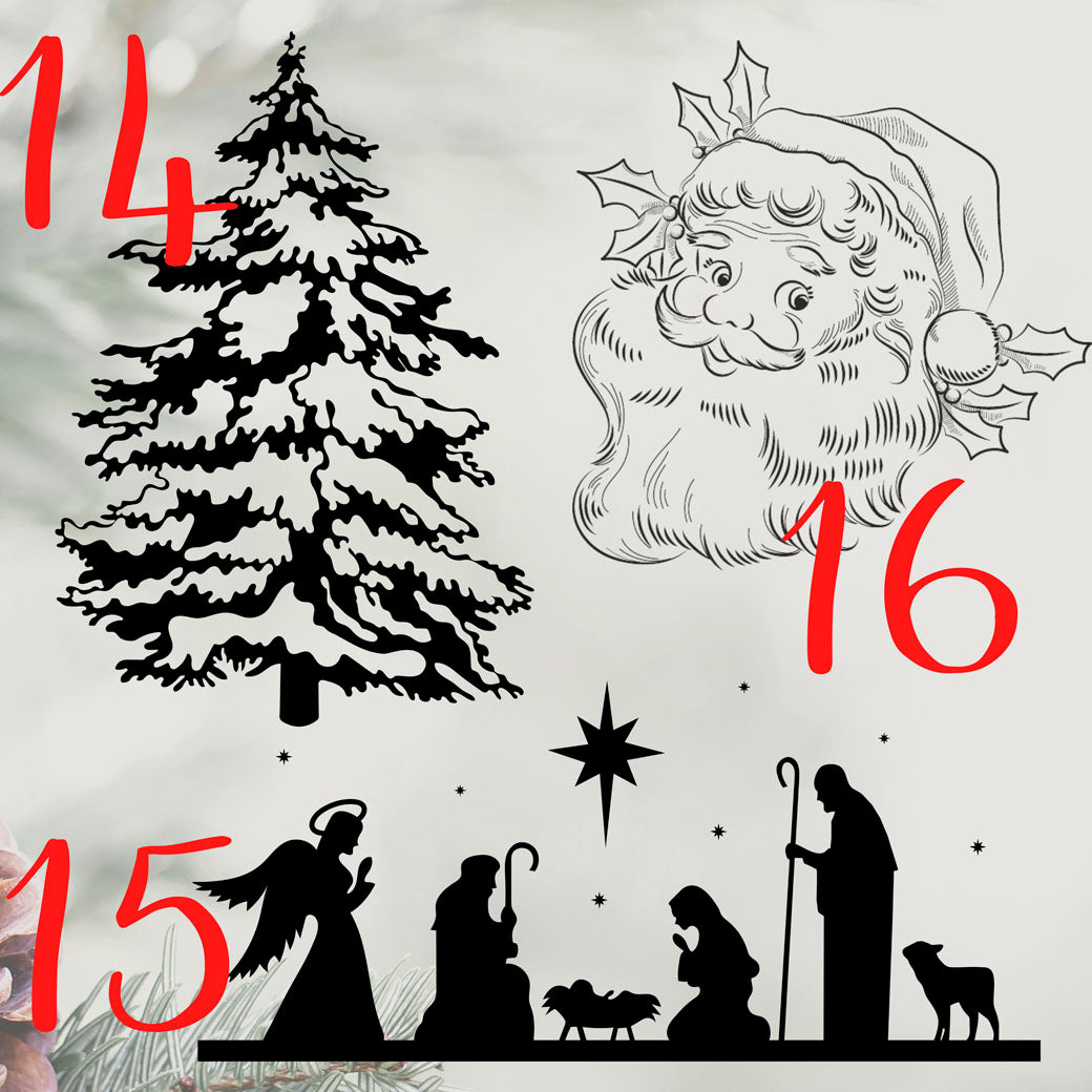 Pudełko prezentowe z grawerem - Święta Bożego Narodzenia